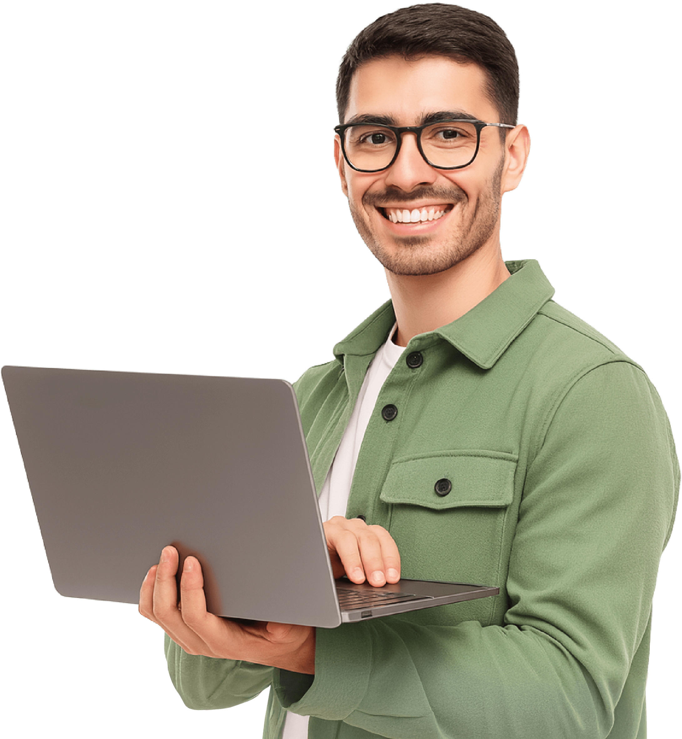 HOMBRE CON LAPTOP
